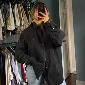 Black Ralph Lauren Button Down
